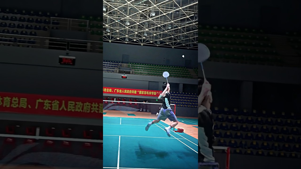 广东羽球运动员【苏瀚森】双拍齐飞！极限假动作震撼全场！你敢和他打吗？|Ep.1: Chinese Badminton Prodigy Insane Dual-Racket Trick Shots！