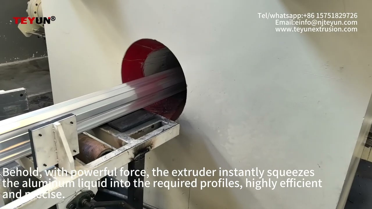 Revolutionize Your Production with Our Advanced Teyun Aluminum Extrusion Machine!