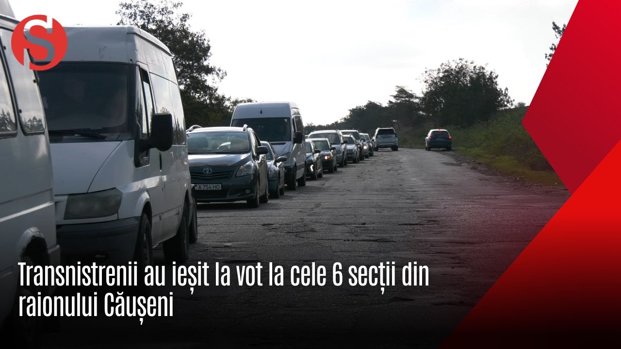 Locuitorii din regiunea transnistreană au ieșit la vot la cele 6 secții din raionului Căușeni