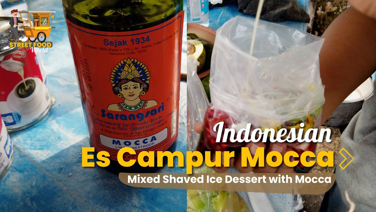 Es Campur Mocca – Indonesian Mixed Shaved Ice Dessert with Mocca