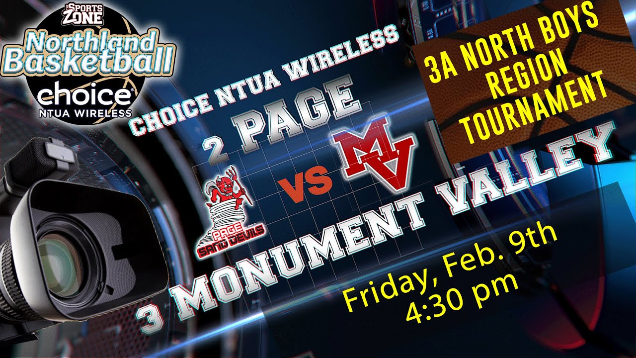 Northland Basketball Boys - No. 2 Page vs No. 3 Monument Valley
