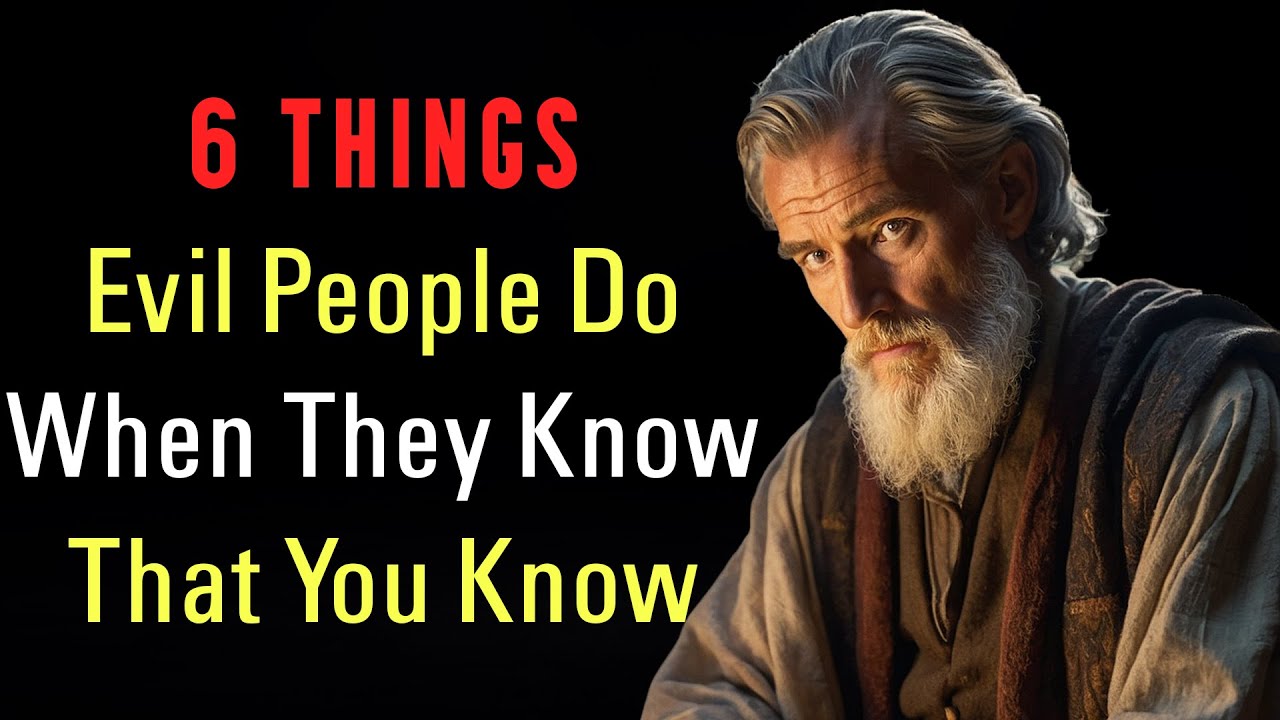 6 Signs Evil People Show When They Know That You Know!