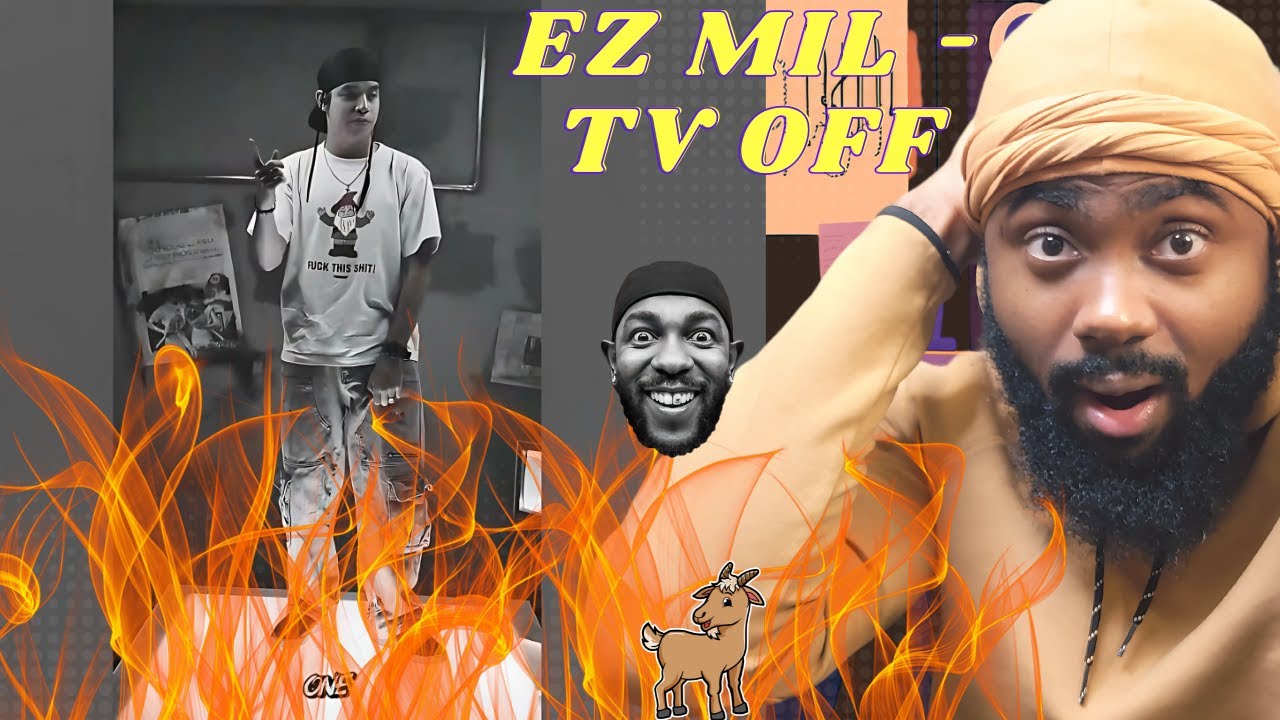 Ez Mil - TV Off #kendrick #tvoff #freestyle | ПЕРВАЯ РЕАКЦИЯ