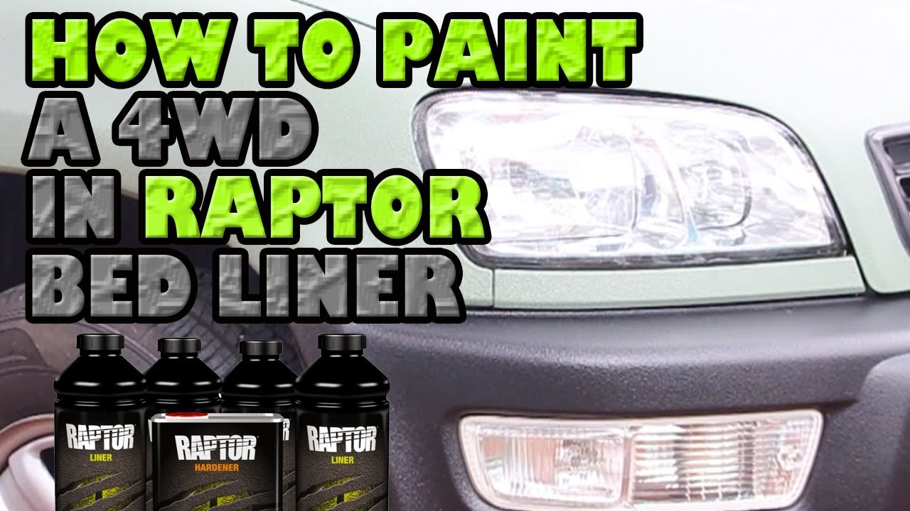 Как покрасить внедорожник в Raptor Bed Liner