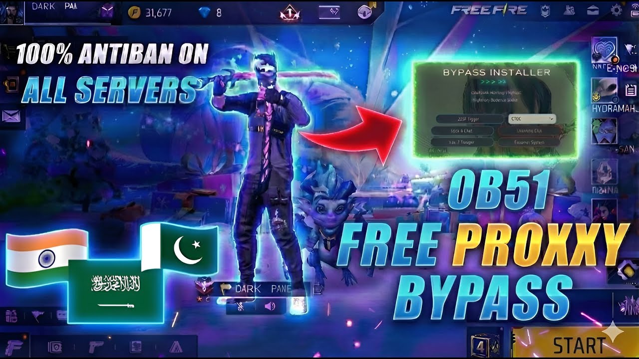🔥 FREE PROXY BYPASS | FREE FIRE PROXY BYPASS | MATCHMAKING FIX | ANTIBAN PC | ALL SERVER SAFE 2025 🔥
