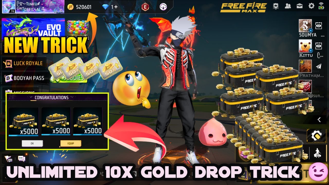 HOW TO GET UNLIMITED GOLD IN FREE FIRE 2025 TRICK | HOW TO COLLECT GOLD IN FREE FIRE MAX FASTEST