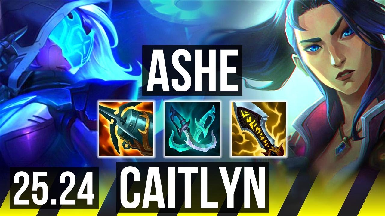 ASHE & Seraphine vs CAITLYN & Bard (ADC) | KR Challenger | 25.24
