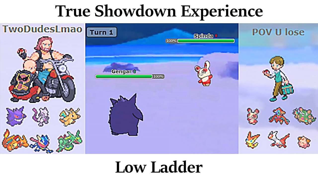 Каково это &mdash; играть в Pokemon Showdown | Низкий рейтинг
