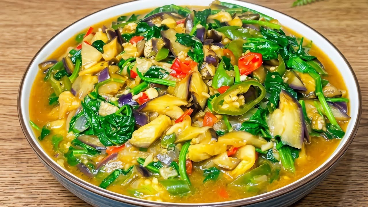 DIJAMIN ENAK SAYUR KUAH TERONG SABANAH MENU DESA SEDERHANA TAPI NIKMAT 