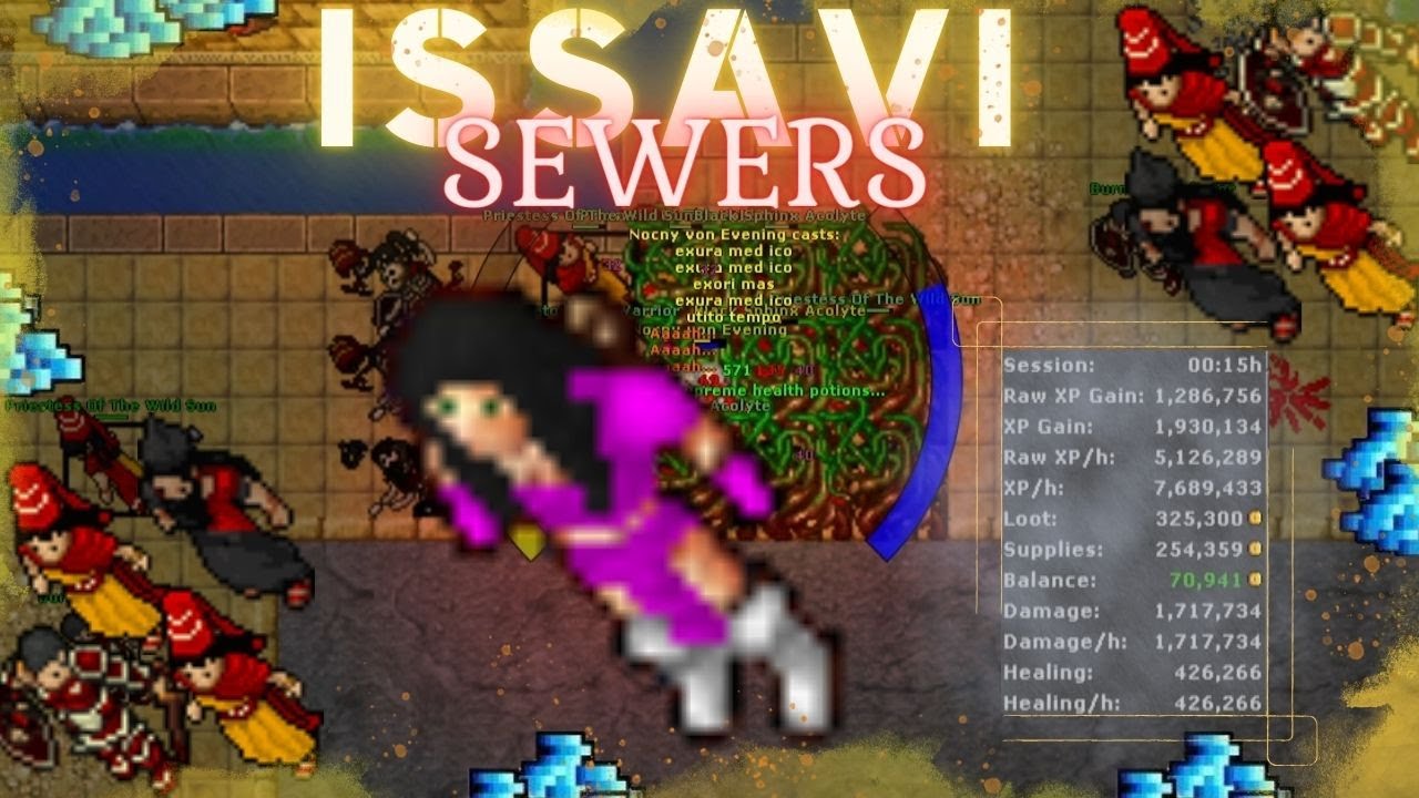 EK SOLO ISSAVI SEWERS 7.7KK/H 150% EXP | 800K/H PROFIT