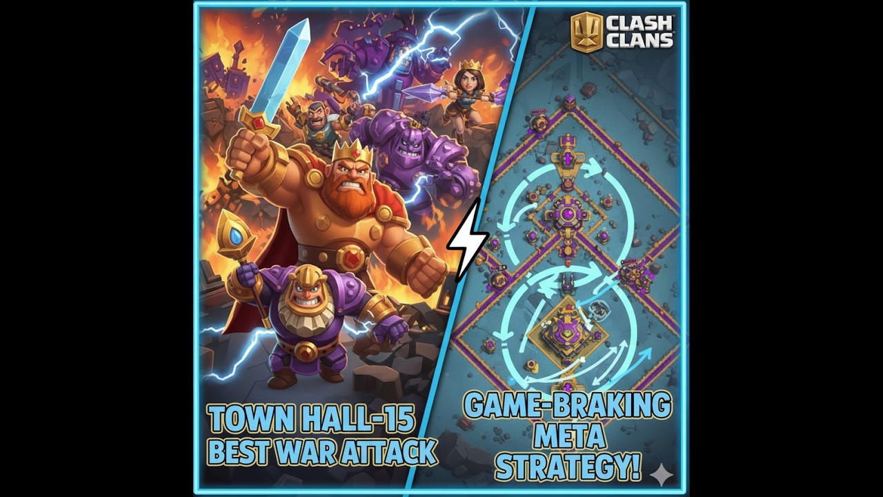 Town Hall 15 Best War Attack | Clash Of Clans