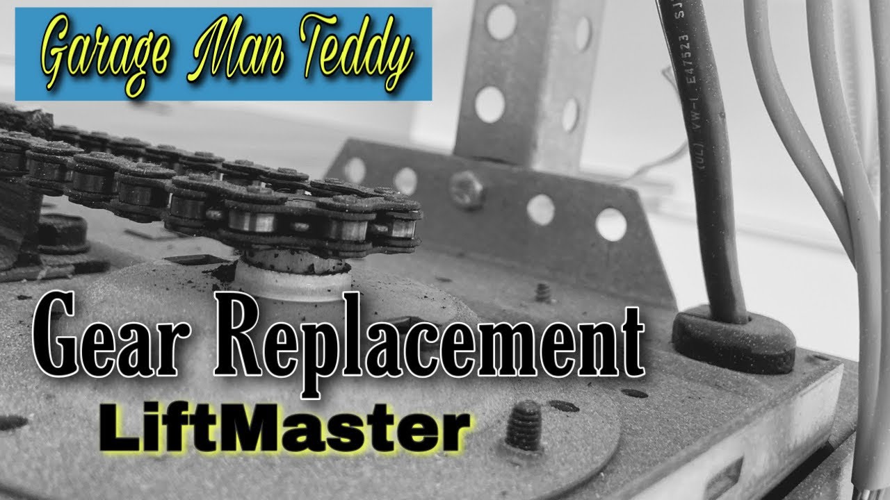Замена цепной передачи привода гаражных ворот на Liftmaster/Chamberlain/Craftsman
