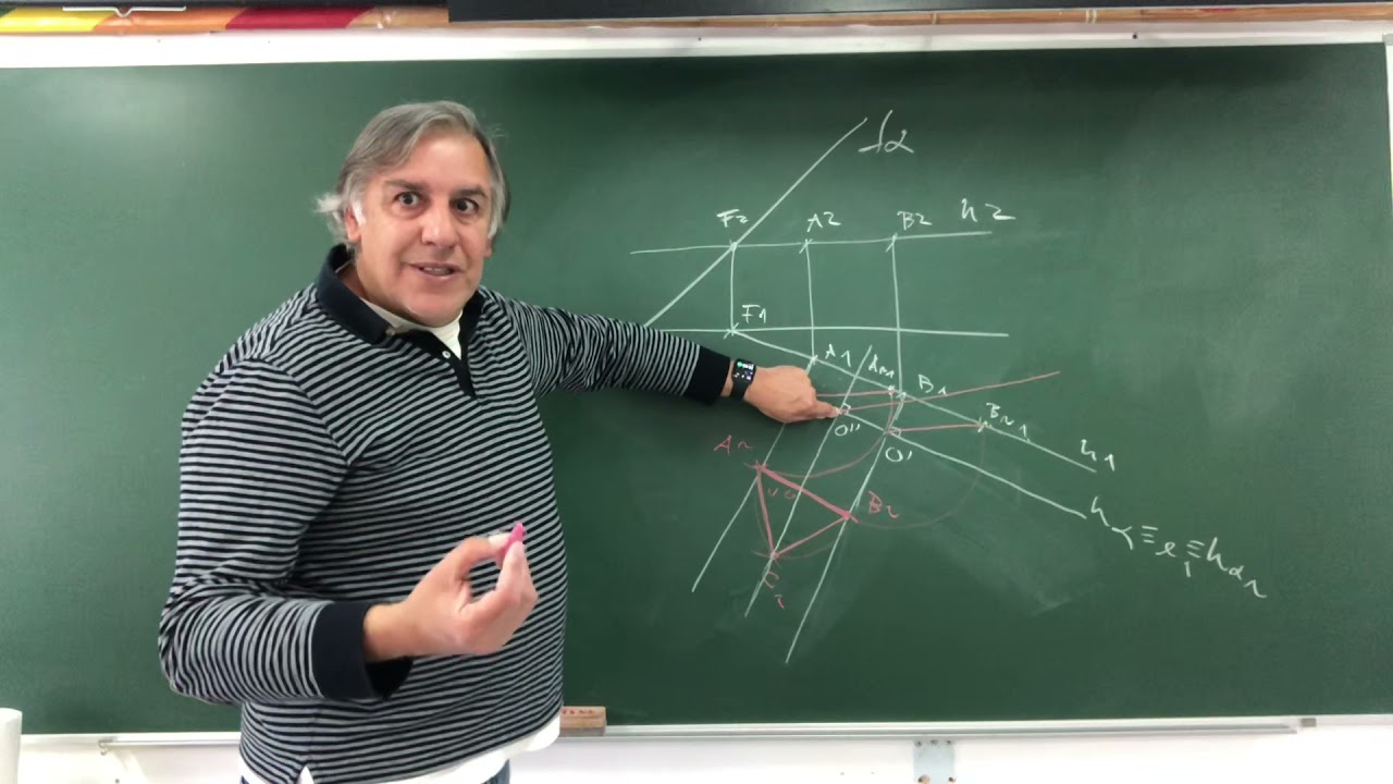 11° ano - Geo. Descritiva: REBATIMENTOS - triângulo do rebatimento (2)