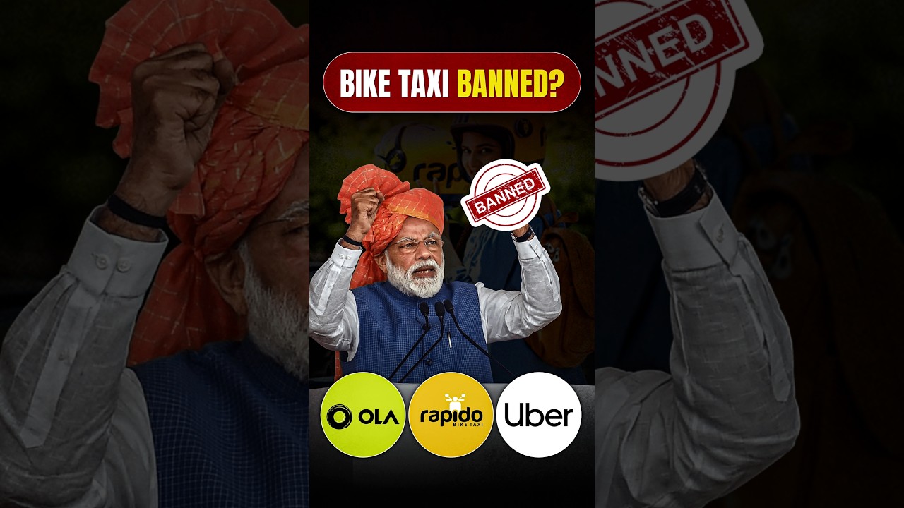 Bike Taxi Banned in India? 😱 Rapido, Ola, Uber News Truth! #shorts #india