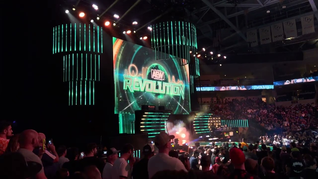 AEW Revolution 2022 Opening Pyro