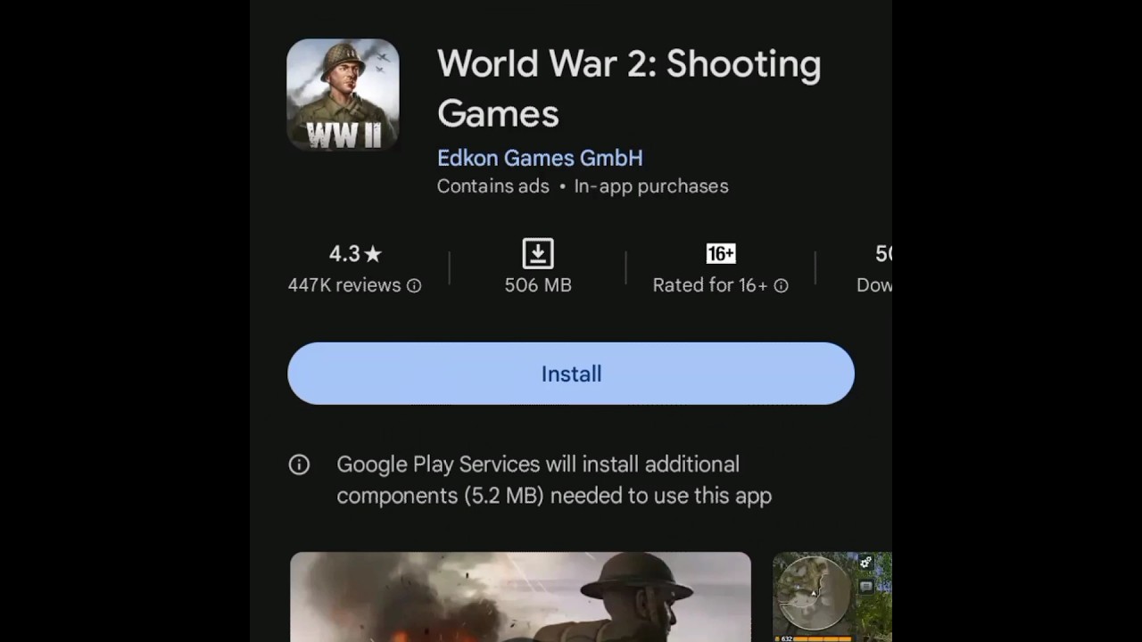 Top 5 world war games for android offline