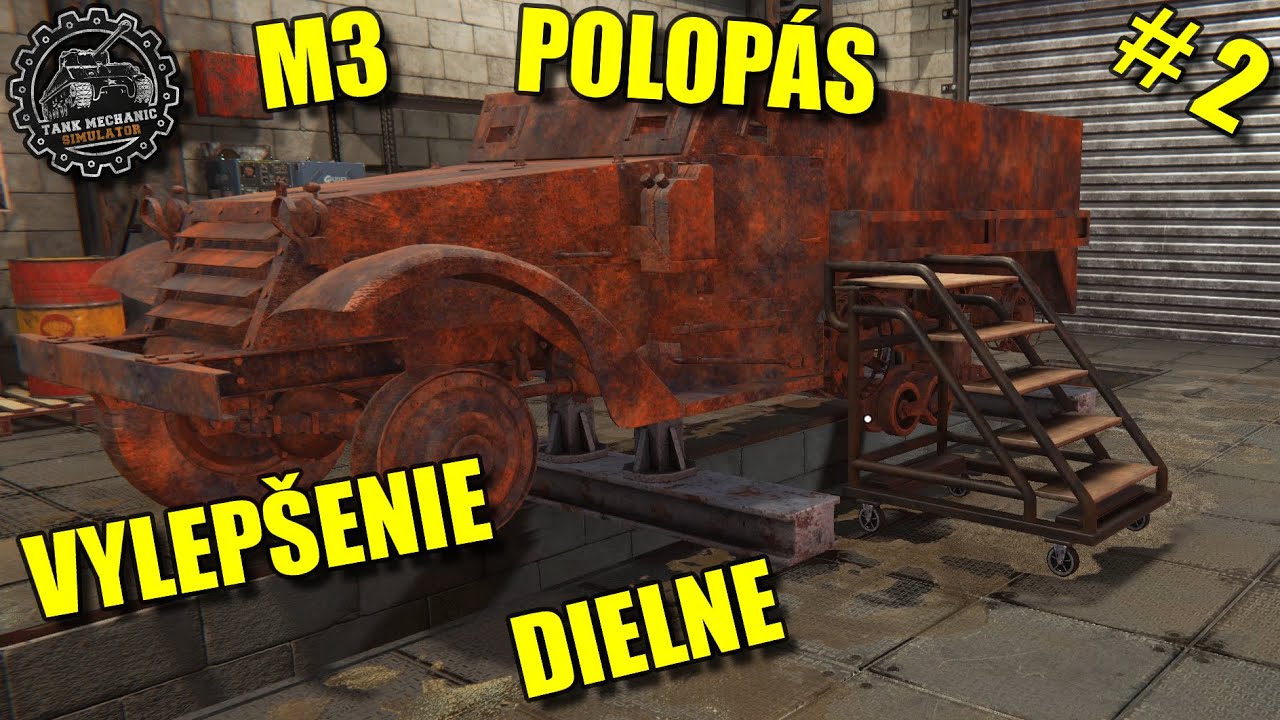 Tank Mechanic Simulator | Vylepšujeme vybavenie | ep.2