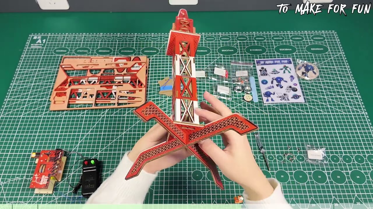 Tower Crane Toy Assembly Guide