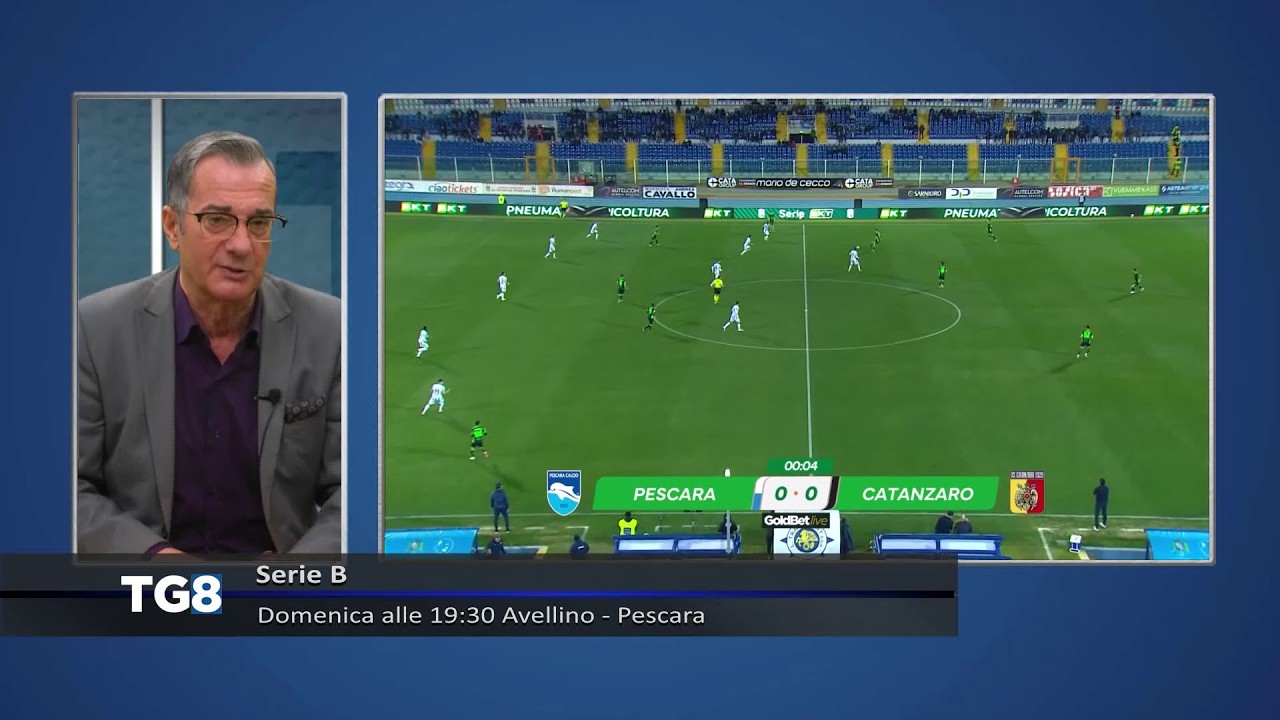 Serie B - Domenica alle 19:30 Avellino - Pescara