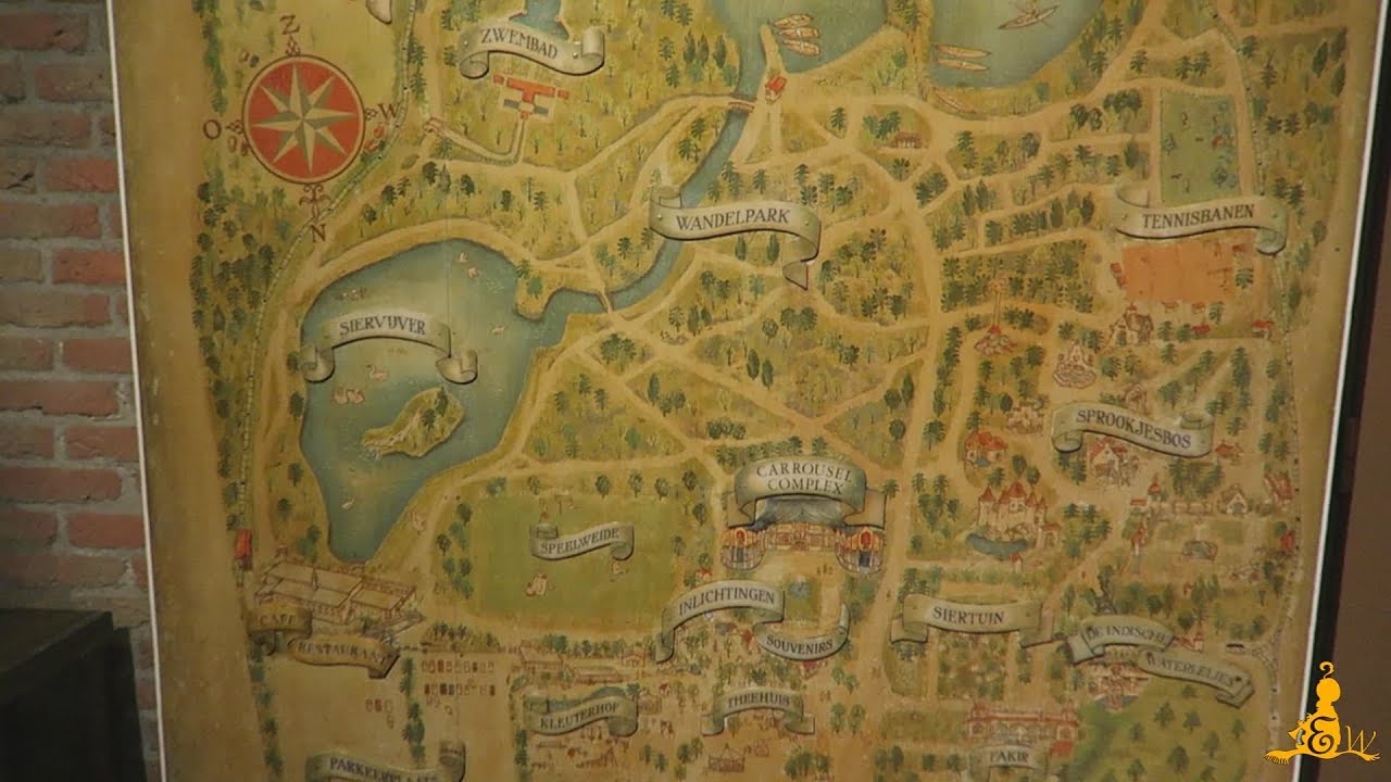 Automatische Informateur (Sprekende Plattegrond) in het Efteling Museum