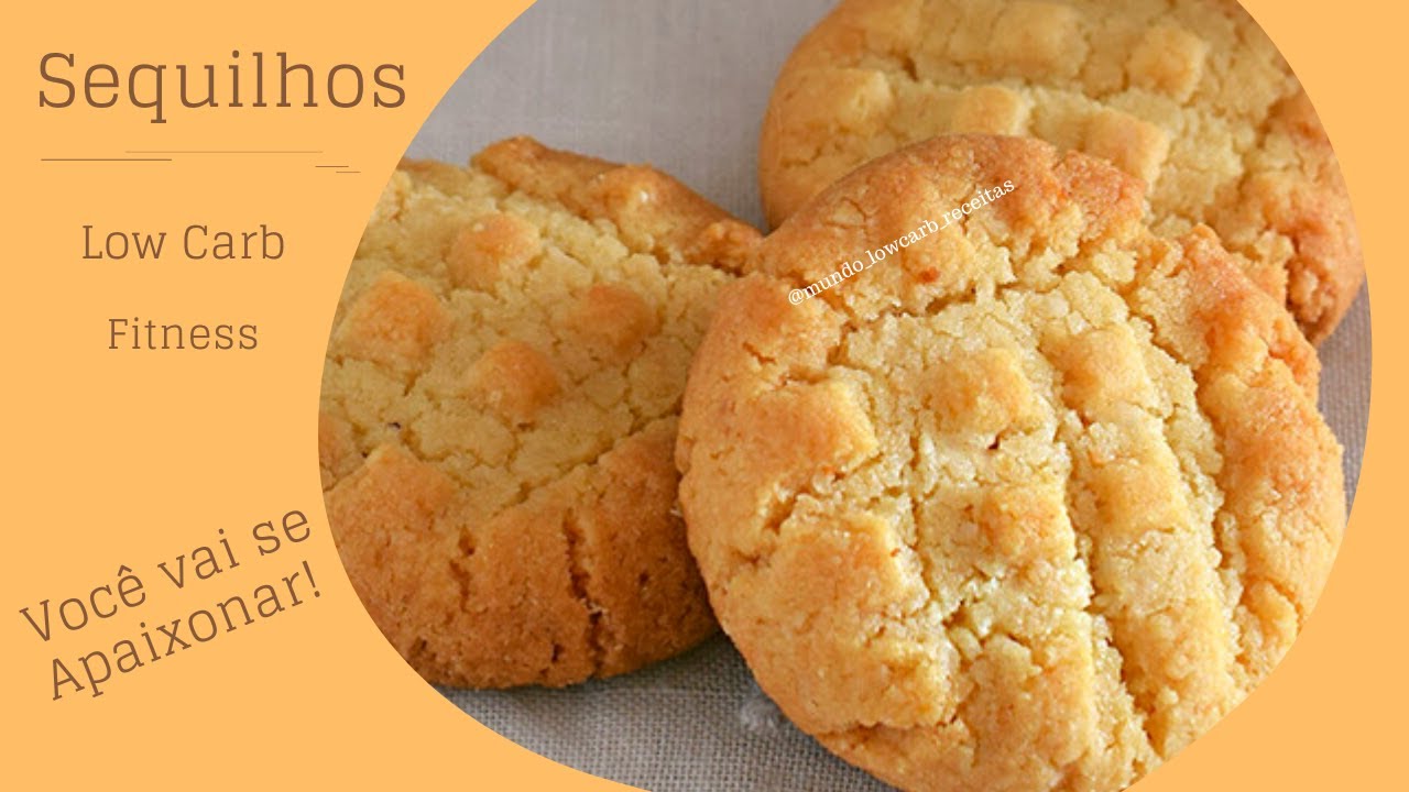 SEQUILHOS QUE DERRETEM NA BOCA   APENAS 4 INGREDIENTES | LOW CARB E FIT SEM AÇÚÇAR