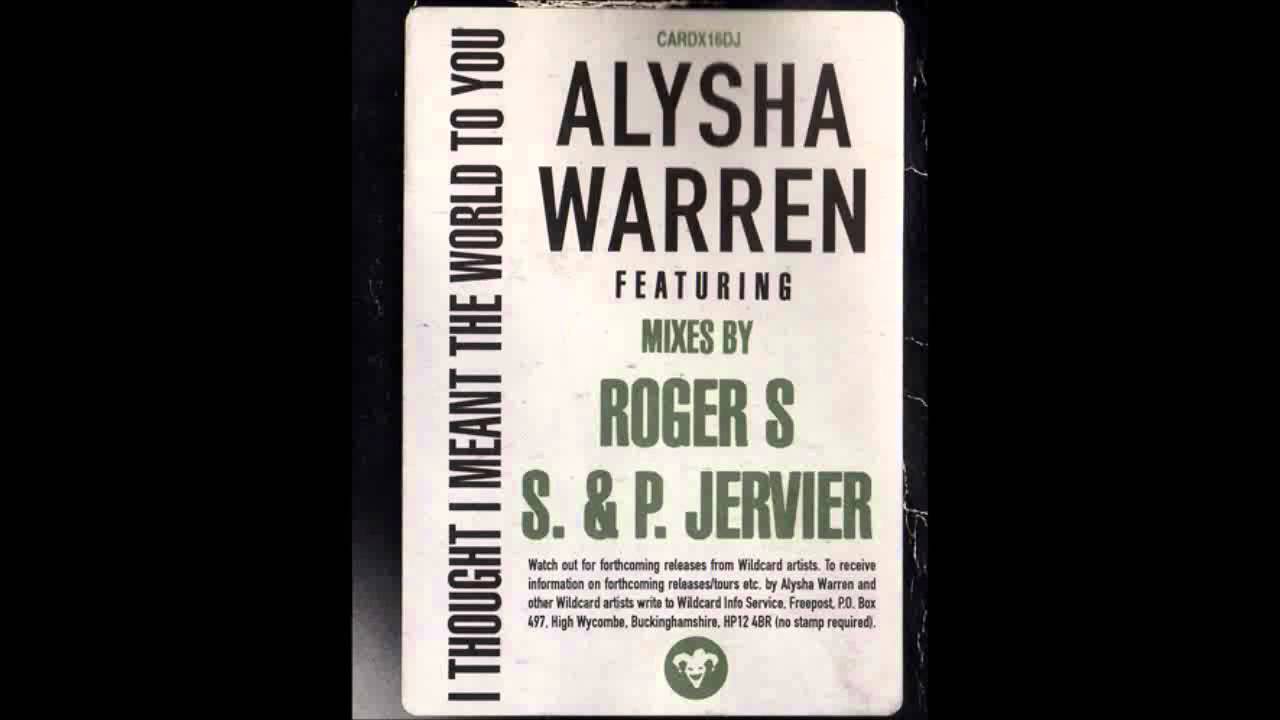 (1995) Alysha Warren - I Pray [Roger Sanchez The S-Man Hard RMX]