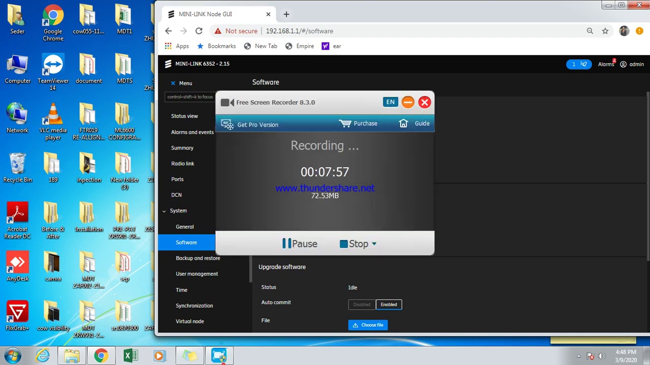 Ericsson EBAND Link Configration