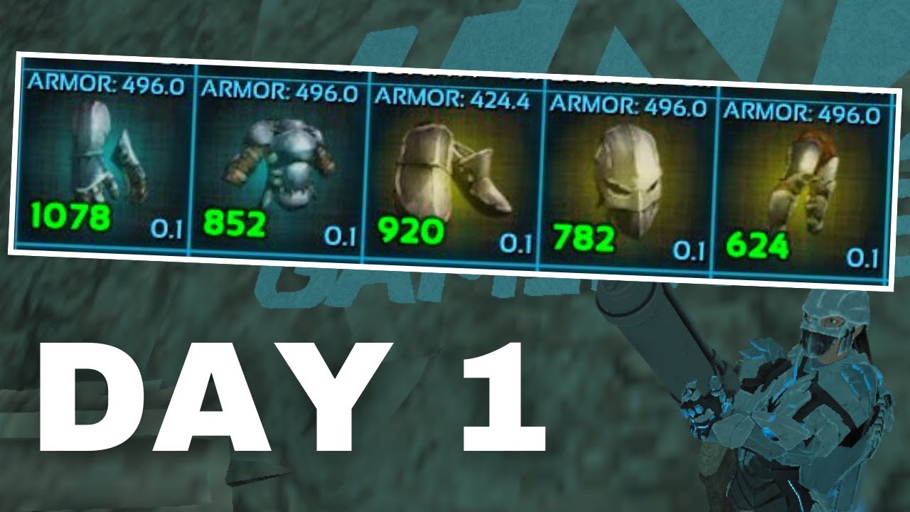 How I Got The Best Blueprints in Ark as a SOLO on DAY 1
