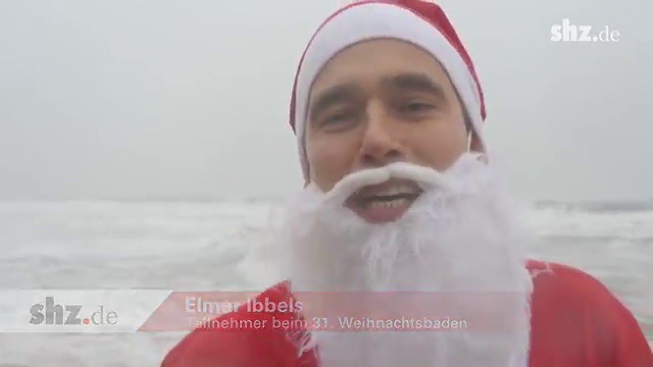 Eiskaltes Vergnügen: Weihnachtsbaden auf Sylt