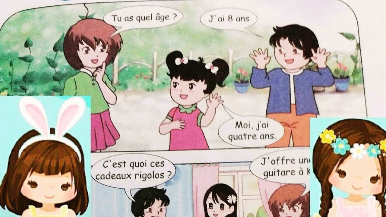 Préparation du texte : Tu as quel age ,3ème année primaire .