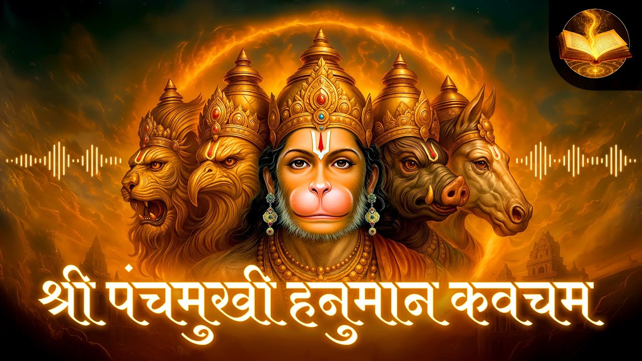 पंचमुखी हनुमत कवचम I बड़े कार्य सिद्धि हेतु | पाँच मुखों की शक्ति का रहस्य | दिव्य आशीर्वाद