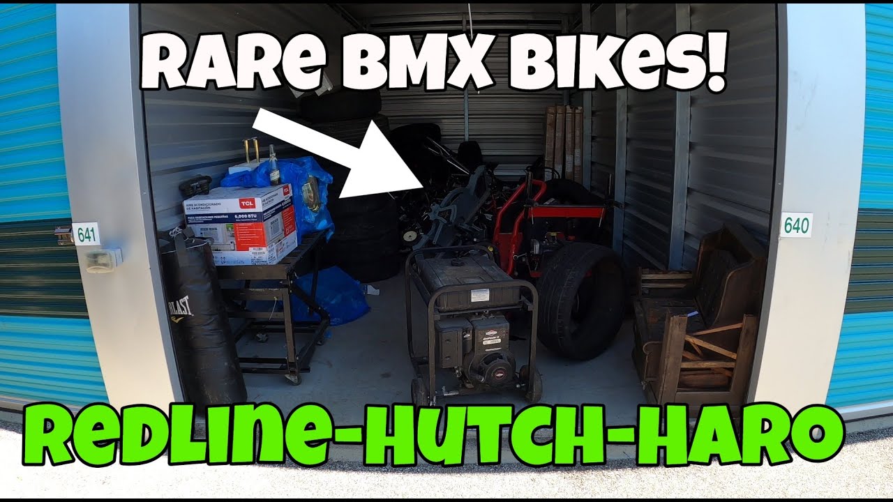 A Storage unit full of Rare BMX bikes
