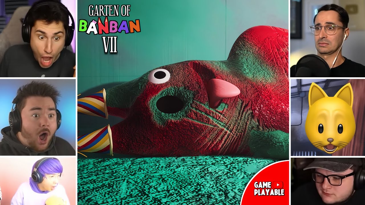 Youtubers React To Garten Of Banban 7 Trailer