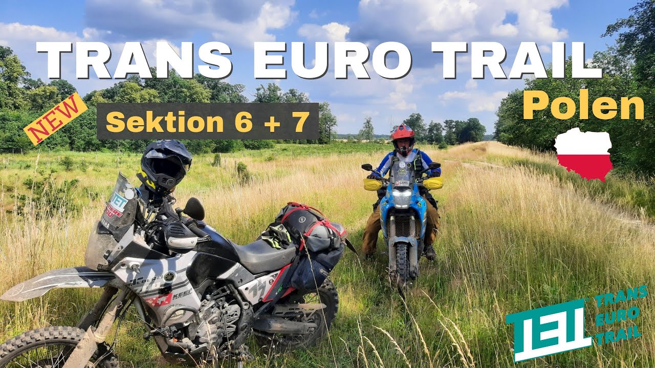 TET Polen Motorradreise | NEUE Sektion 6 + 7 Trans Euro Trail Polen mit 2x Yamaha Tenere 700