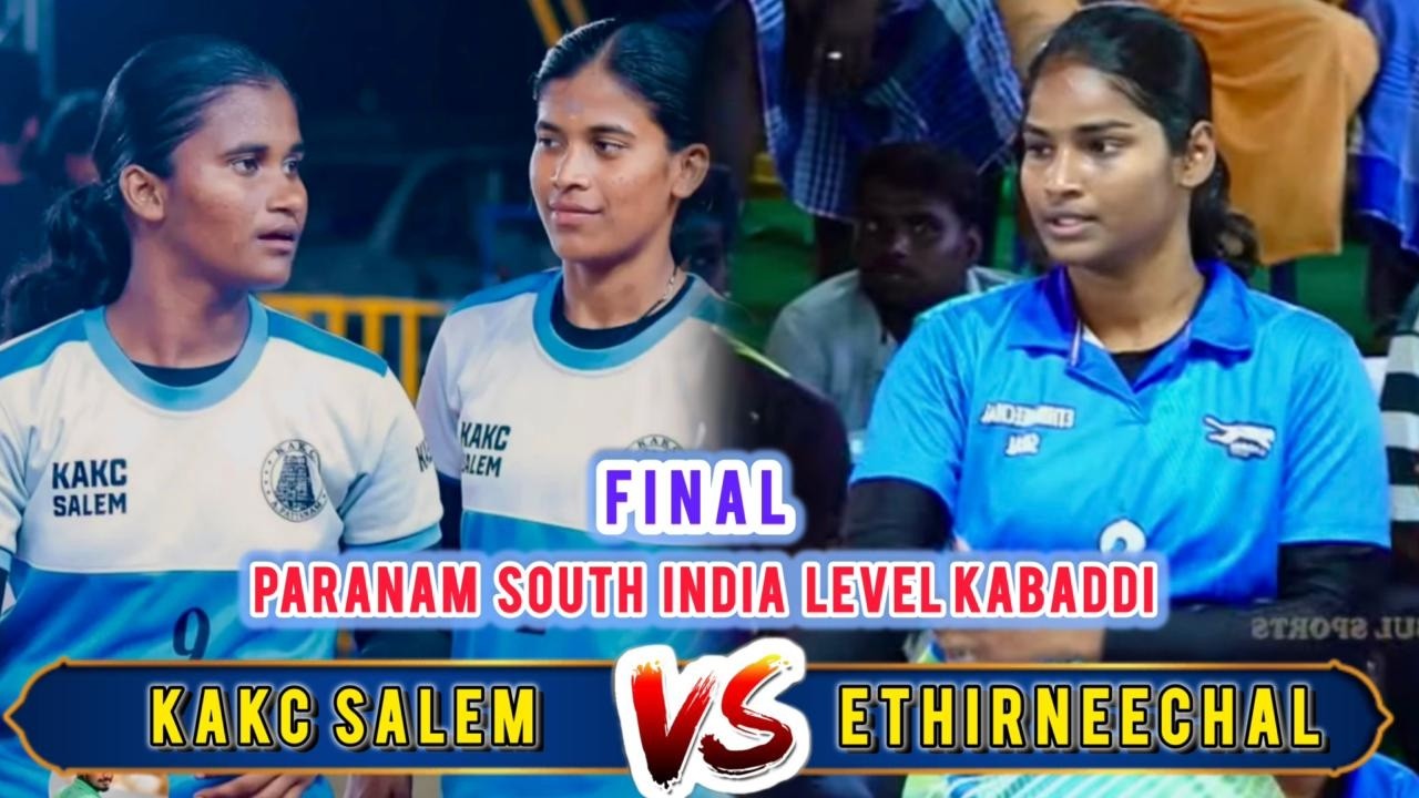 GRAND FINAL || KAKC SALEM (vs) ETHIRNEECHAL || PARANAM,#ariyalur | SOUTH INDIA LEVEL KABADDI MATCH.