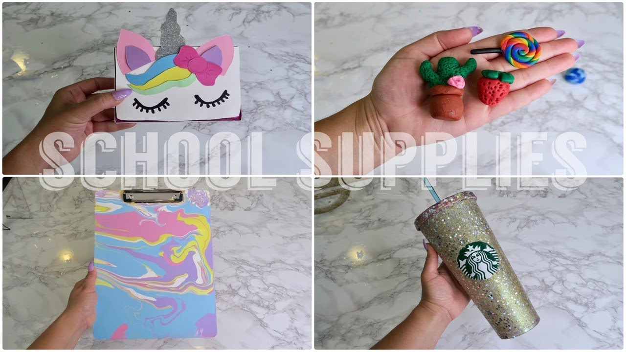 8 EPIC DIY SCHOOL SUPPLIES | PINTEREST INSPIRED