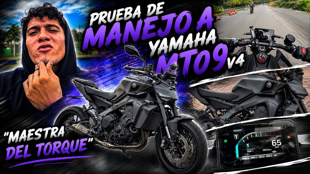 PROBANDO YAMAHA MT 09 V4 🤪🚀 con Full SYSTEM😱