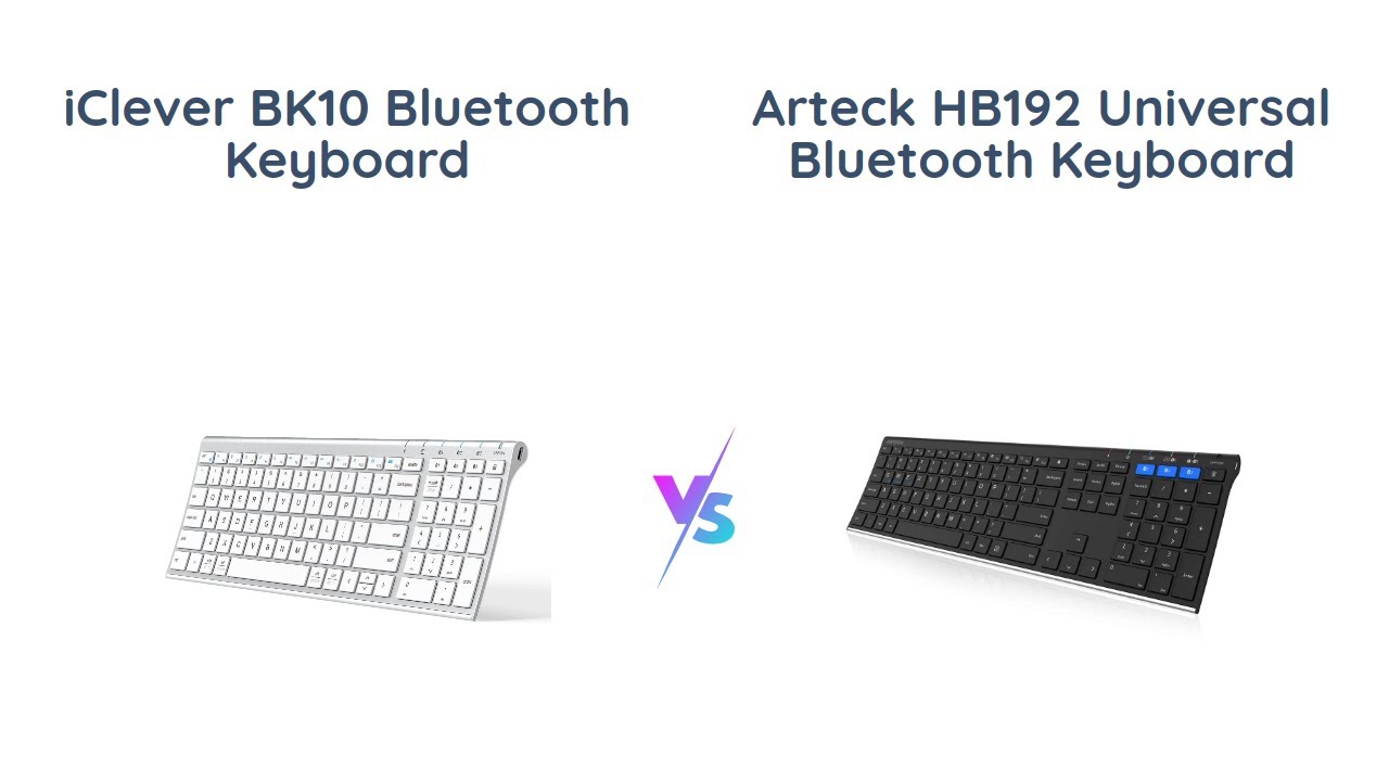 🔥 iClever BK10 vs Arteck HB192: Ultimate Bluetooth Keyboard Showdown! 💻📱