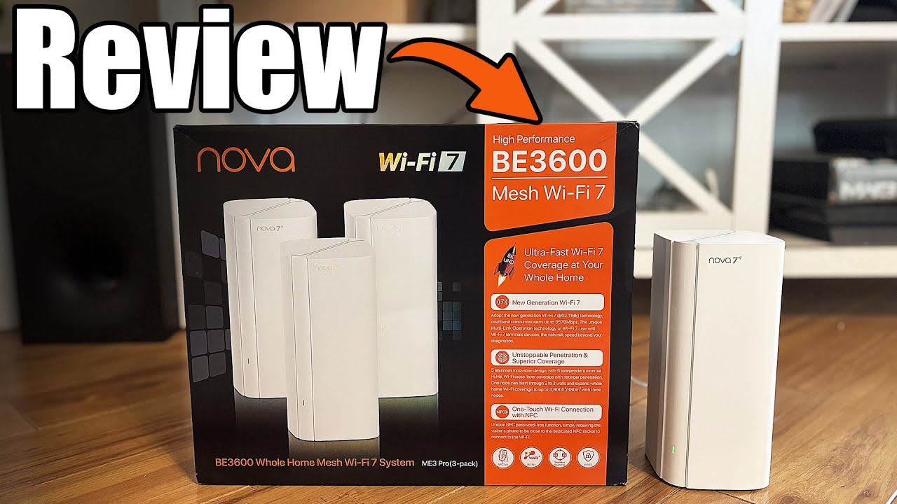 Tenda BE3600 Mesh WiFi System (Internet Speed Test & Review)