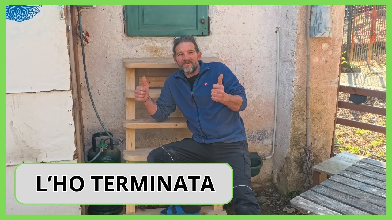 ho terminato la scaletta per salire nel casellino... parte 2