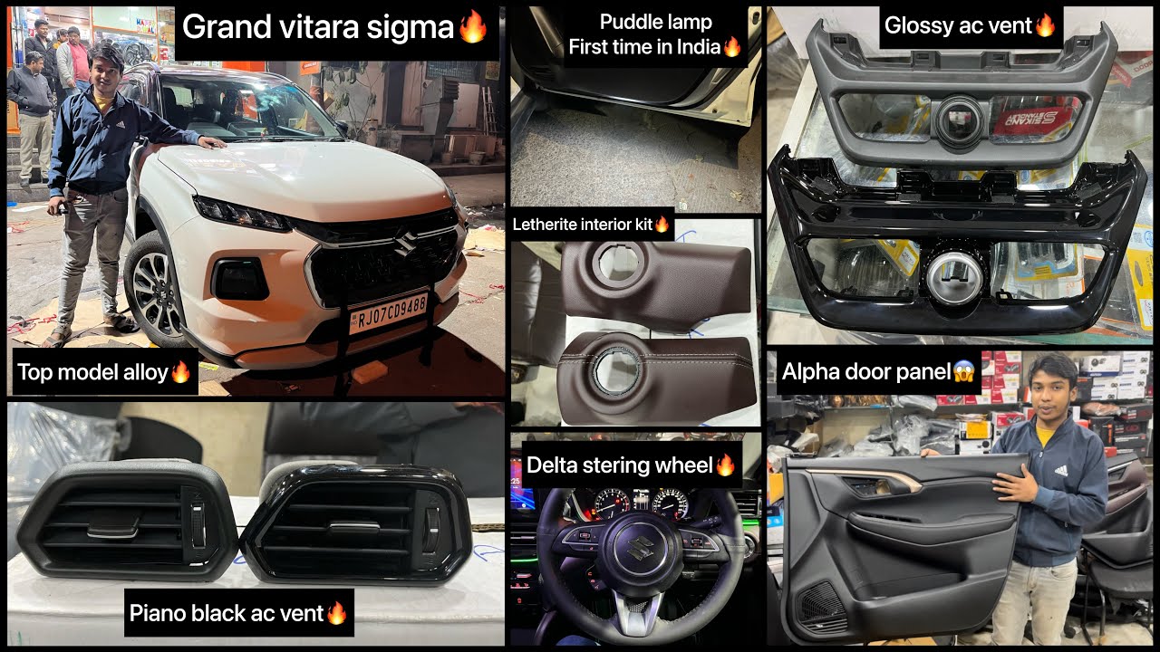 grand vitara 2022✅Grand vitara sigma modified✅Grand vitara accessories✅Grand vitara alpha door panel