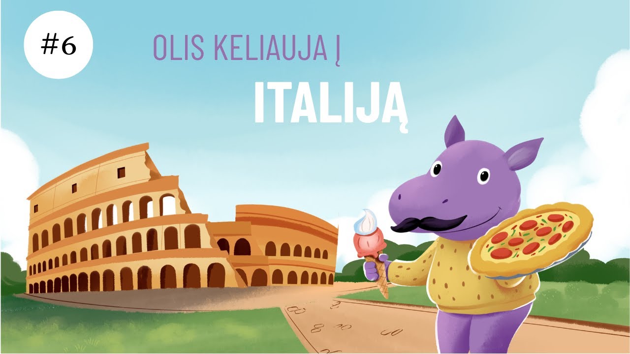 Olio pasakos - Olis Keliauja į Italiją | Audio pasakos prieš miegą | Originali #6