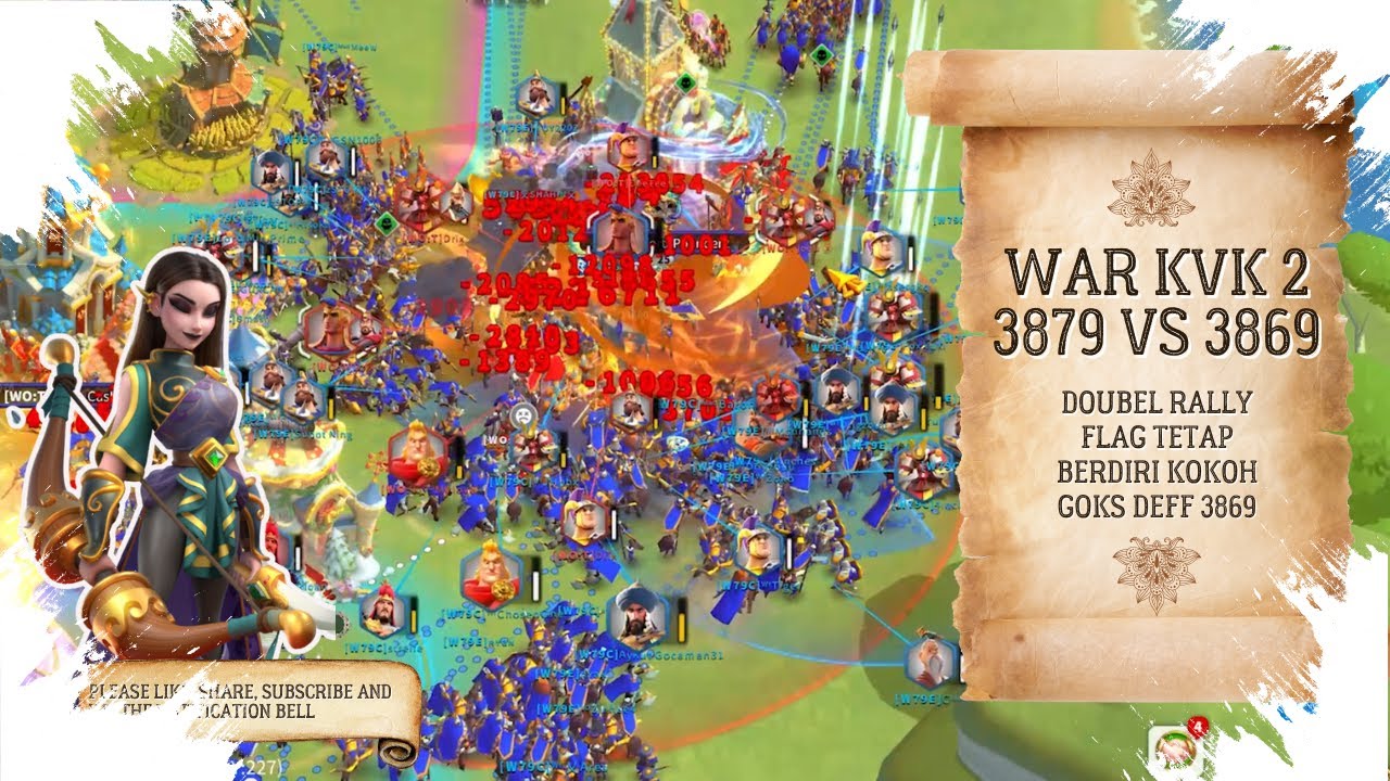 Pelajaran WAR KD 3879 vs 3869 🔥 2 Rally Hantam Flag, Defense-nya Bikin Melongo!