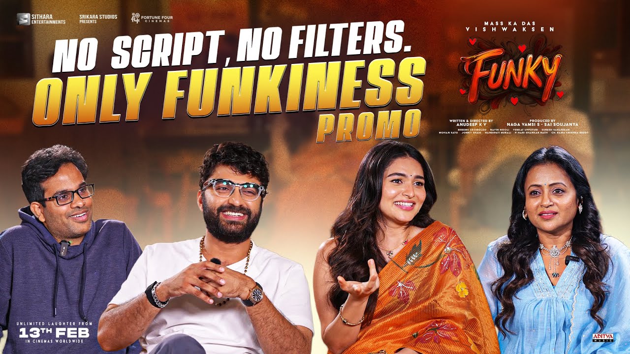PROMO - FUNKY Team Interview by Suma | Vishwak Sen, Kayadu Lohar | Anudeep KV | Naga Vamsi S