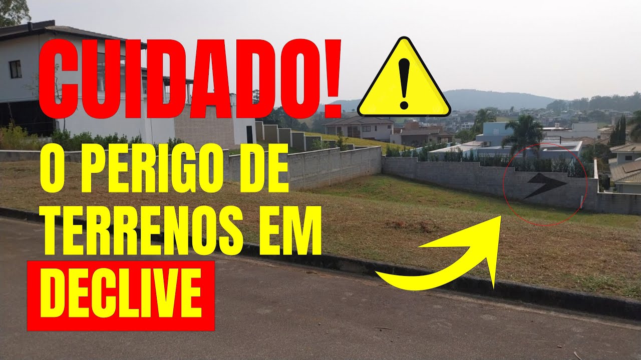 ESSE TIPO DE TERRENO PODE TE QUEBRAR! Riscos e Custos de Terrenos em Declive