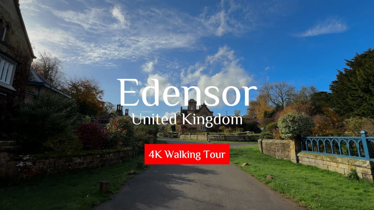 Edensor, Peak District, UK | A short stroll in a beautiful Peak District village on a sunny day