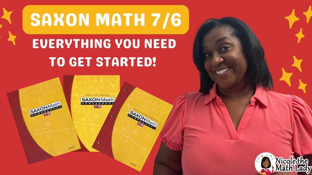 Saxon Math 7/6:  Everything You Need To Get Started!