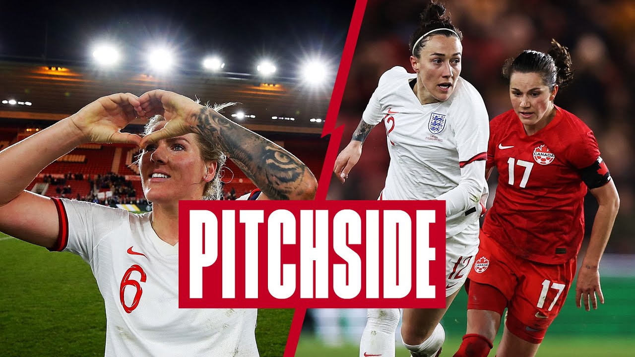 Exclusive Pitchside Access to The Lionesses Arnold Clark Cup Opener Against Canada | Pitchside