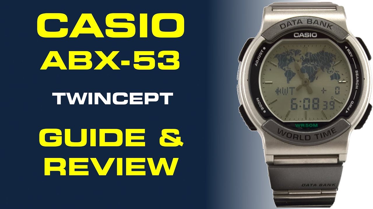 Casio Twincept Data Bank Watch ABX-53 Guide & Review