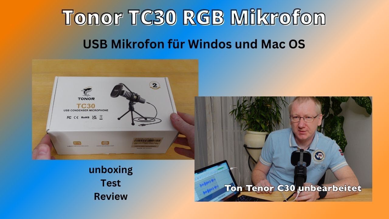 Mikrofon Tonor TC30 RGB im Härtetest #unboxing #review